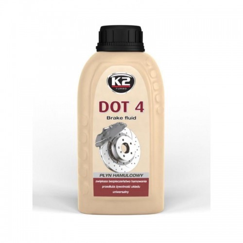 K2 DOT 4 250ml Гальмівна рідина T124 T124