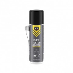Спрей-тестер K2, GAS TESTER 400ml, для виявлення витоків газу в обладнанні автомобіля (аерозоль) W110.