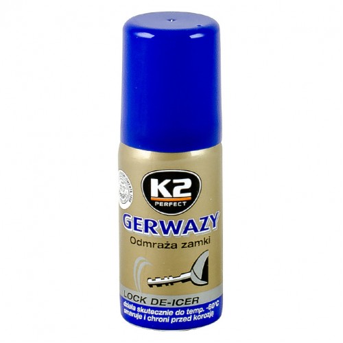 K2 GERWAZY 50ml Розморожувач замків (аерозоль) K656 K656