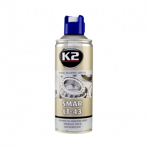 K2 LT43 Syntetic chain oil 400ML Мастильний спрей для підшипників (аерозоль) W135 W135
