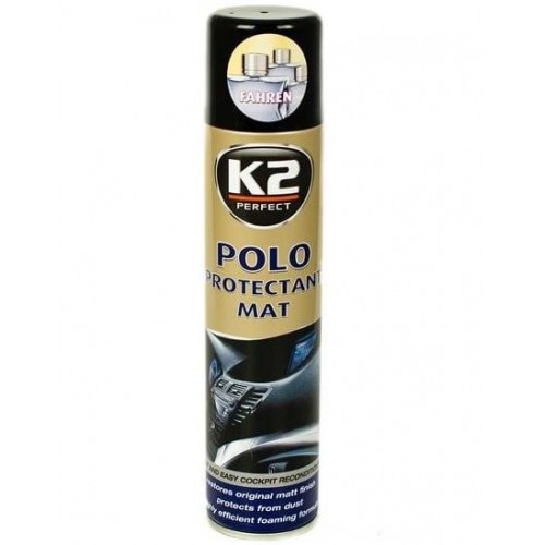 K2 POLO PROTECTANT 300ml Поліроль панелі приладів (аерозоль) K413 K413