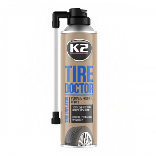 K2 TIRE DOKTOR USA 400ml Засіб для аварійної вулканізації (аерозоль) B310 B310