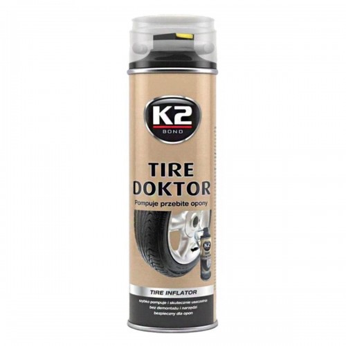 K2 TIRE DOKTOR USA 500ml Засіб для аварійної вулканізації (аерозоль) B311 B311