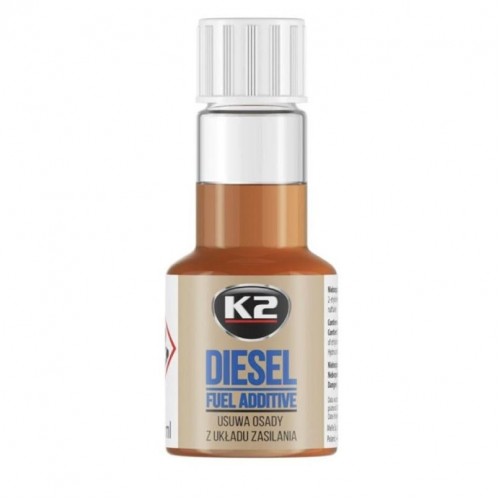 K2 TURBO DIESEL 50ml Очищувач форсунок для дизельних двигунів (індивідуальна упаковка) ET3122 ET3122