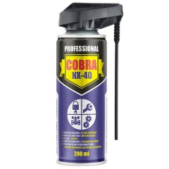МУЛЬТИФУНКЦІОНАЛЬНА СМАЗКА NOWAX COBRA NX-40, 200 мл, Спрей багатоцільовий NX20600