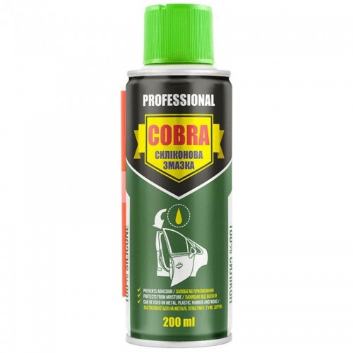 NOWAX SILICONE SPRAY COBRA, 200ml. Силіконова змазка. NX20200 NX20200
