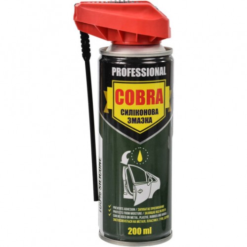 NOWAX Силіконова змазка, SILICONE SPRAY PROFESSIONAL COBRA,450ml. NX45700 NX45700
