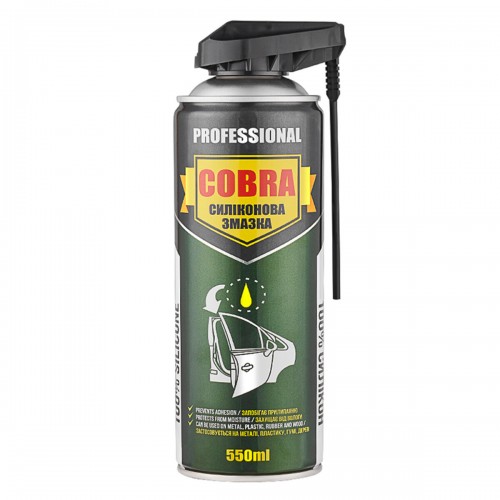 NOWAX Силіконова змазка, SILICONE SPRAY PROFESSIONAL COBRA,550ml. NX55110 NX55110