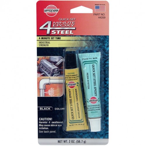 VERSACHEM 4 MINUTE STEEL EPOXY, 56.7g. Епоксидний клей типу Quick Set Steel. 44209 44209