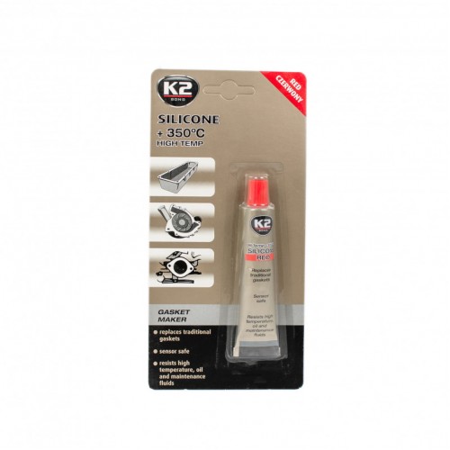 K2 SIL RED-BLIS (RED SILICON +350С) 21g Силікон герметик (червоний) блістер B2450 B2450