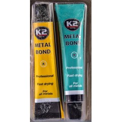Клей для ремонту металевих виробів K2 Metal Bond прозорий 56,7 г (B116)