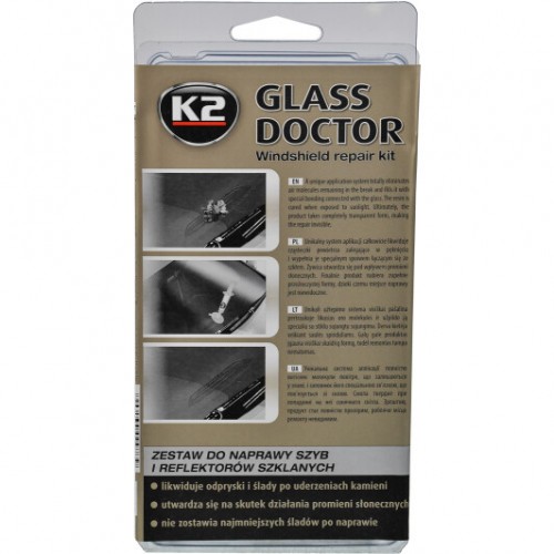 Клей для ремонту вітрового скла K2 Glass Doctor прозорий 0,8 мл (B350) K20062