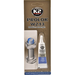 Клей-фіксатор для різьбових з'єднань K2 Prolok W243 синій 6 мл (B150)