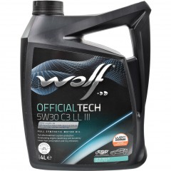 Моторна олива WOLF OFFICIALTECH C3 LL III 5W-30 4л