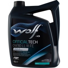 Моторна олива WOLF OFFICIALTECH LL III FE 0W-30 5л.