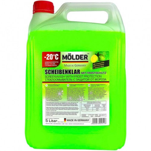 MOLDER SCHEIBENKLAR SCREENWASH WITH FROST PROTECTION зимовий омивач скла LIME 5л. -20°C MD-20C-51 MD-20C-51