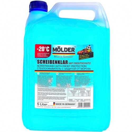 MOLDER SCHEIBENKLAR SCREENWASH WITH FROST PROTECTION зимовий омивач скла SPORT 5л. -20°C MD-20C-50 MD-20C-50