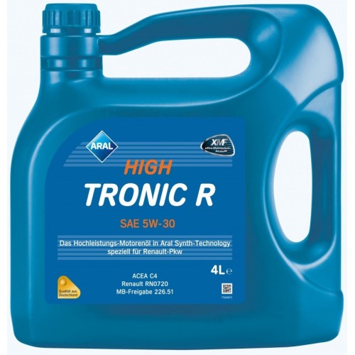 Моторна олива Aral HighTronic R 5W-30 4л. 1555F2