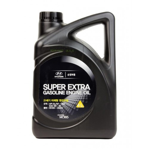 Моторна олива HYUNDAI/KIA Super Extra Gasoline 5W-30 4л. 0510000410