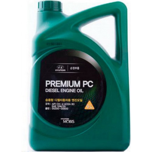 Моторна олива Mobis Premium PC Diesel 10W-30 6л. 0520000600