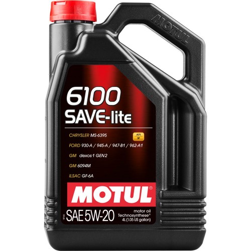 Моторна олива Motul 6100 SAVE-LITE 5W-20 5л. 841351