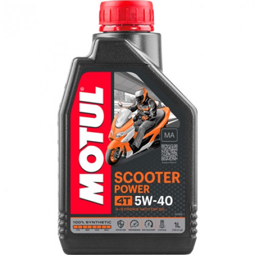 Моторна олива Motul SCOOTER POWER 4T 5W-40 1л. 832001