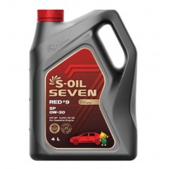 Моторна олива S-OIL 7 RED #9 SN 0W-30 4л.