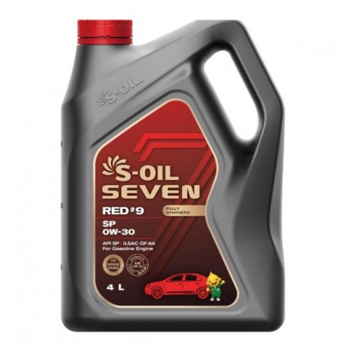 Моторна олива S-OIL 7 RED #9 SN 0W-30 4л. SNR0304