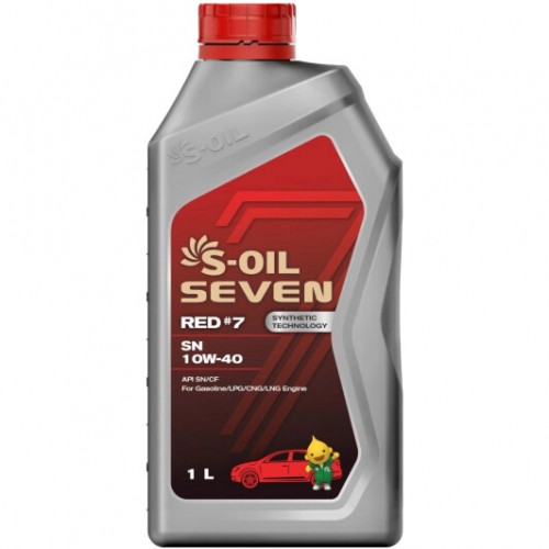 Моторна олива S-OIL 7 RED #7 SN 10W-30 1л. SRSN10301