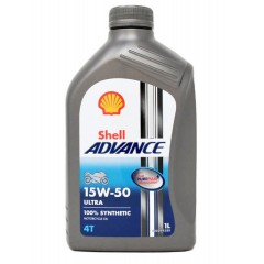 Моторна олива Shell Advance 4T Ultra 15W-50 1л.