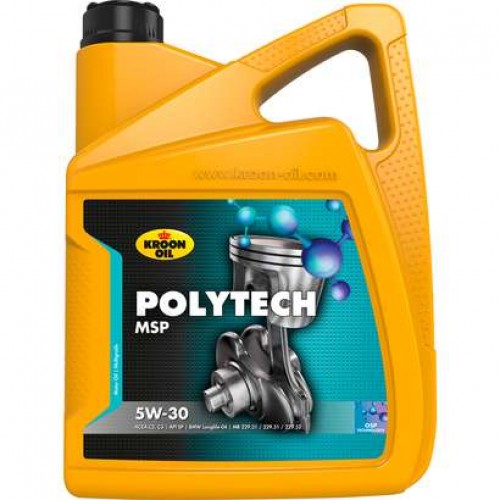 Моторна олива PolyTech MSP 5W-30 5л 37400