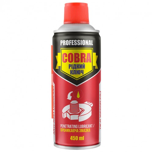 NOWAX ANTI-RUST LUBRICANT COBRA, 450ml. Рідкий ключ. NX45300 NX45300