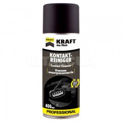 Очищувач для електроконтактів KRAFT Contact Cleaner аерозоль 400 мл