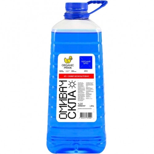 Омивач скла літній ORGANIC PRINK "Морський бриз" 4,2л. (011021) 011021