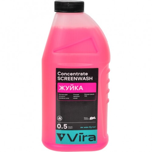 Омивач скла літній VIRA "Жуйка" 1:10 концентрат 0,5л. (VI0509) VI0509