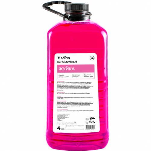 Омивач скла літній VIRA "Жуйка" 4л. (VI0507) VI0507