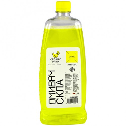 Омивач скла зимовий ORGANIC PRINK -20 °С "Цитрус" 1л. (012027) 012027