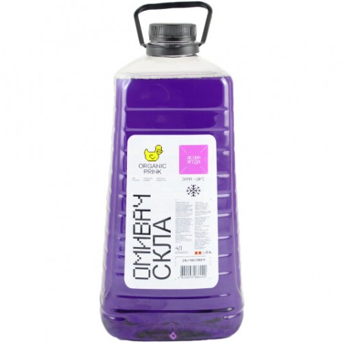 Омивач скла зимовий ORGANIC PRINK -22 °С "Лісові ягоди" 4л. (012040) 012040