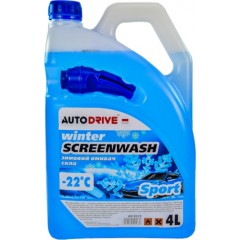 Омивач скла зимовий ,Auto Drive Winter Screenwash _Sport_-22 °C, 4Л. AD0123