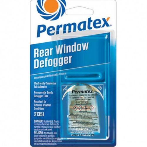 Permatex REAR WINDOW DEFOGGER EL. CONDUCTIVE TAB ADHESIVE Набір для ремонту контакту обігрівача 21351 21351