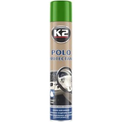 Поліроль для пластику K2 Polo Protectant "Зелений чай" матовий прозорий аерозоль 750 мл (K418ZN)