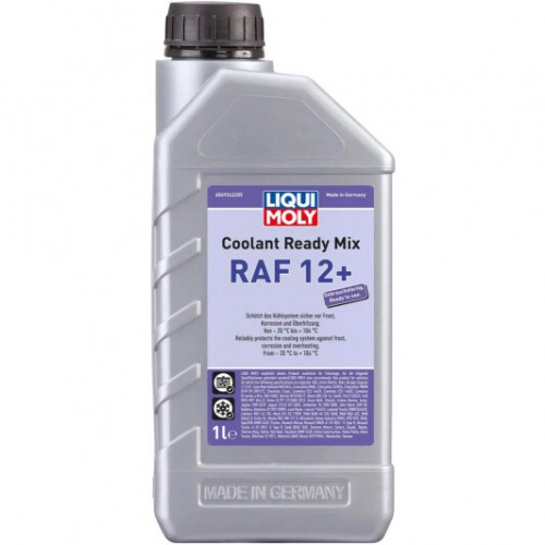 Рідина охолоджуюча COOLANT READY MIX RAF12+ червона -20°C 1л. 230220