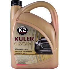 Рідина охолоджуюча K2 Kuler Long Life -35 °C G12 червона 5л. (T205C)
