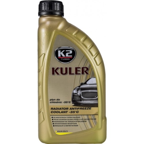 Рідина охолоджуюча K2 Kuler Long Life -35 °C G13 жовта 1л. (T201Y) K20239