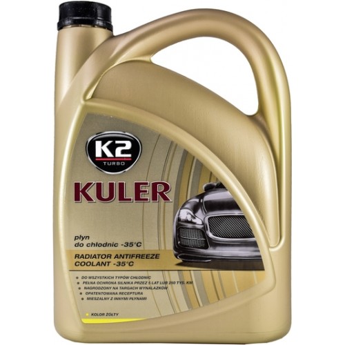 Рідина охолоджуюча K2 Kuler Long Life -35 °C G13 жовта 5л. (T205Y) K20243