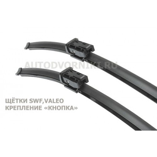 119298 VALEO Комплект склоочисників SWF (безкаркасні) 600+450 мм 119298
