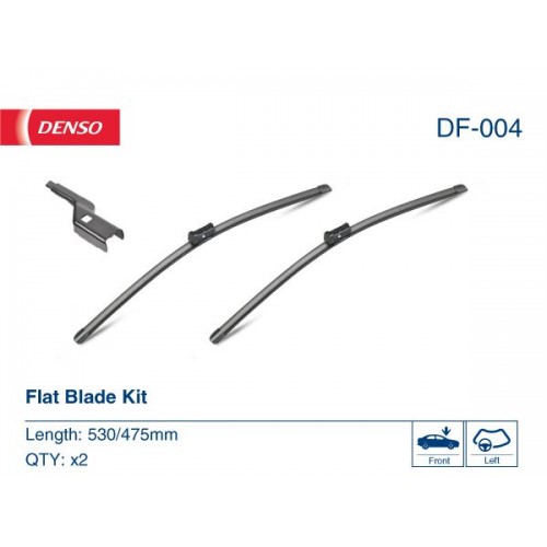 DF-004 DENSO - Комплект склоочисників Flat Blade Kit 530 / 475 мм DF-004