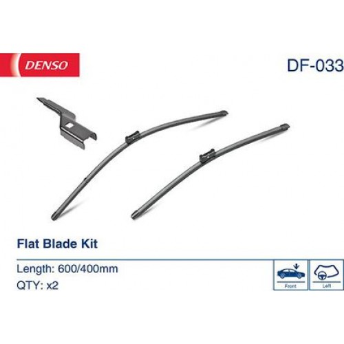 DF-033 DENSO - Комплект склоочисників Flat Blade Kit 600 / 400 мм DF-033