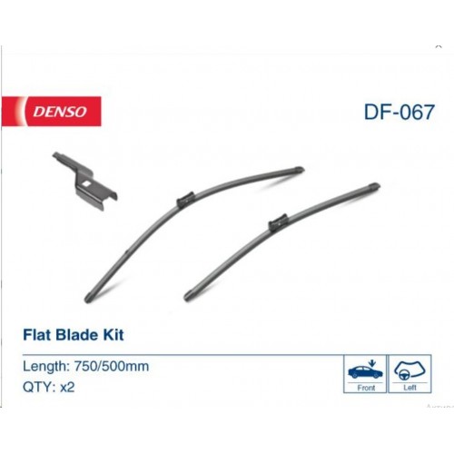 DF-067 DENSO - Комплект склоочисників Flat Blade Kit 750 / 500 мм DF-067