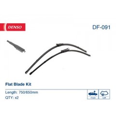 DF-091 DENSO - Комплект склоочисників Flat Blade Kit 750 / 650 мм